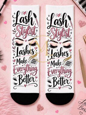 Adult Dress Ankle Socks Lash Stylist